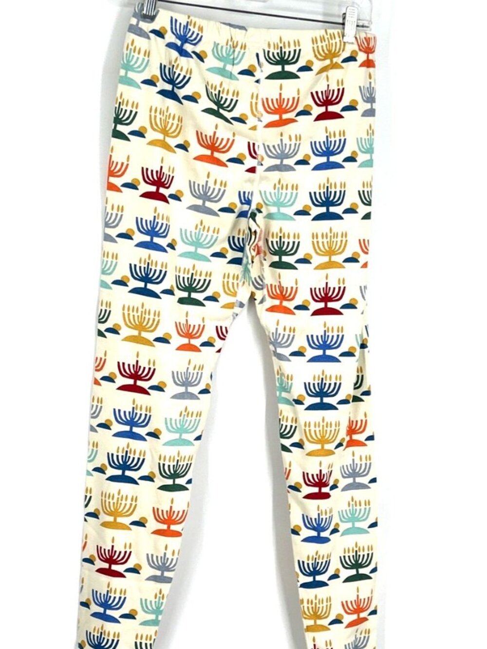 Hanna Andersson Pajama Long Johns Rainbow Hanukkah Holiday 2 Pc Sz M Adult - Picture 4 of 8
